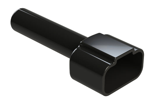 ATM12P-BT-BK Boot for 12 Position Receptacles, Black. DTM12P-BT-BK