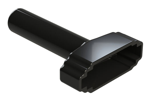 ATM12S-BT-BK Boot for 12 Position Plugs, Black. DTM12S-BT-BK