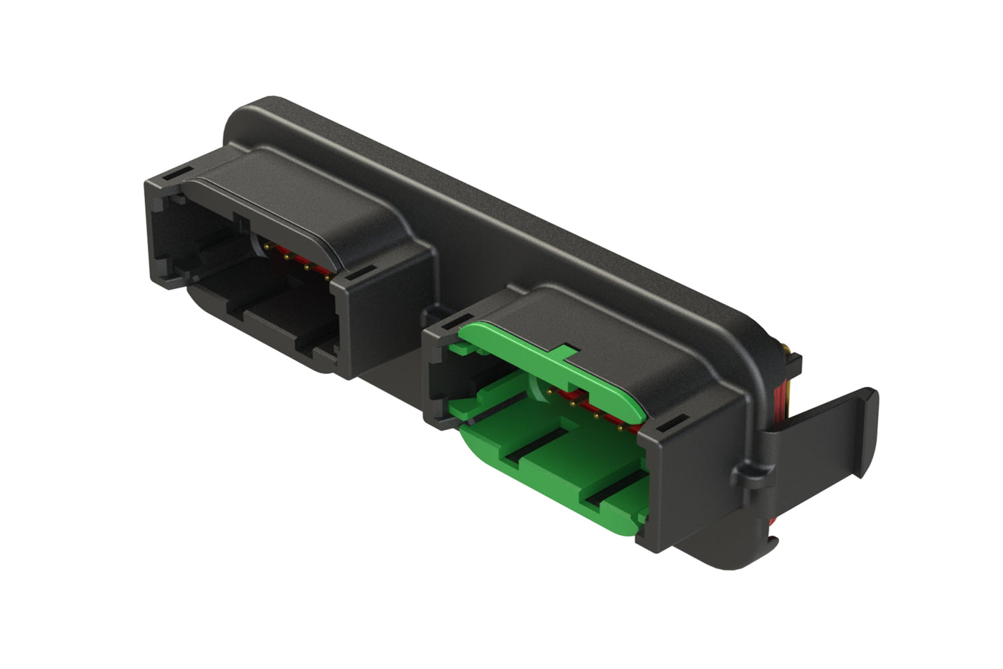 ATM13-12PB-12PC-BM01 ATM™ Header, Thermoplastic, (2) 12 Position size 20, B&C Key - Gold Plating. DTM13-12PB-12PC-GR01