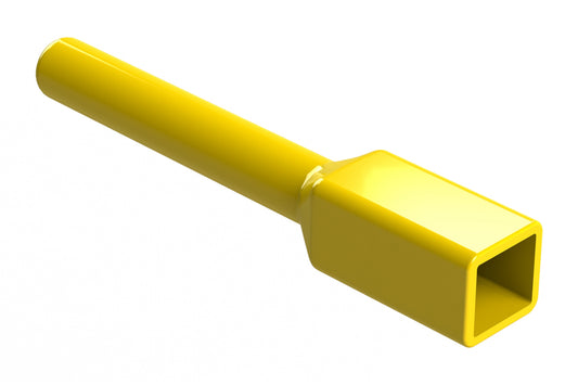 ATM2P-BT-YW Boot for 2 Position Receptacles, Yellow. DTM2P-BT-YW