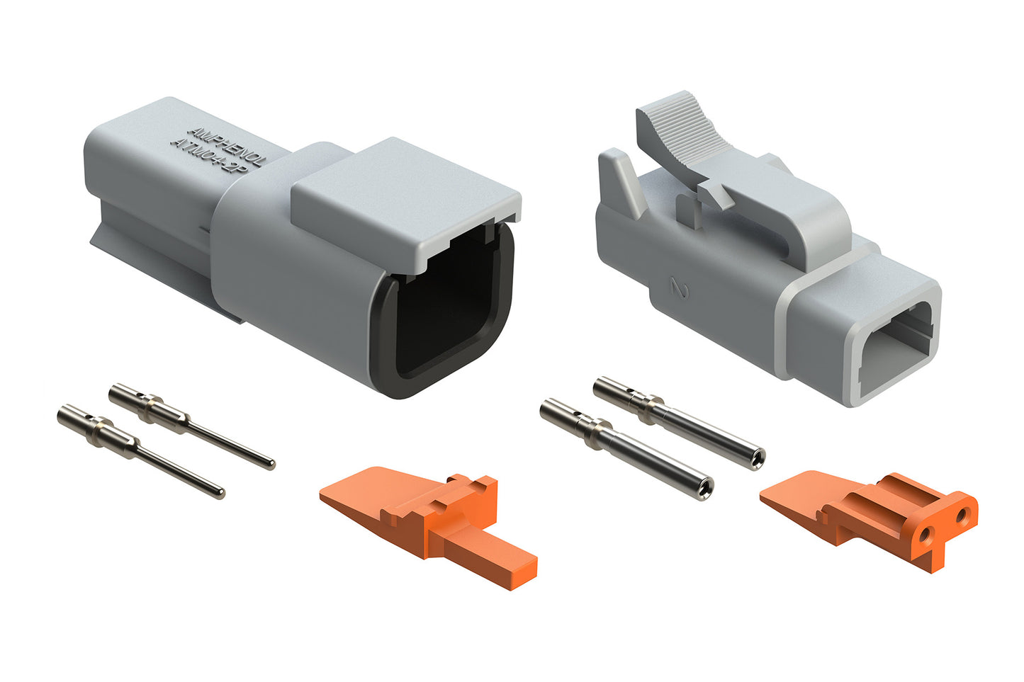 ATM2PS-CKIT 2-Way Pin and Socket Plug, Receptacle, Wedge and Contacts Kit