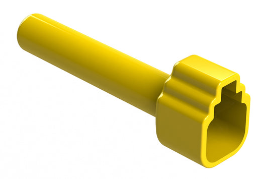 ATM4S-BT-YW Boot for 4 Position Plugs, Yellow. DTM4S-BT-YW