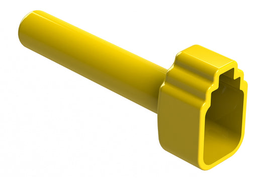 ATM6S-BT-YW Boot for 6 Position Plugs, Yellow. DTM6S-BT-YW