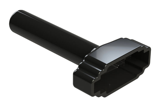 ATM8S-BT-BK Boot for 8 Position Plugs, Black. DTM8S-BT-BK