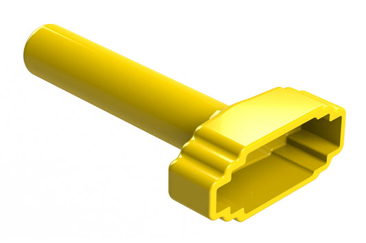 ATM8S-BT-YW Boot for 8 Position Plugs, Yellow. DTM8S-BT-YW