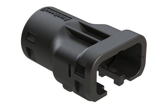 ATMBS-005-0305 3 Position Backshell, fits ATM06-3S** Plugs, Black. 1028-005-0305