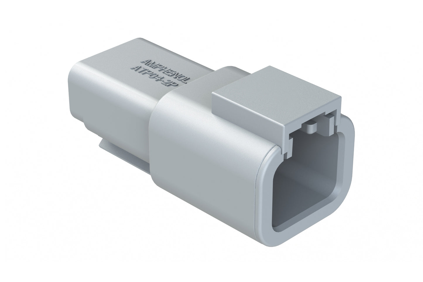 ATP04-2P 2-Way Receptacle, Male Connector. DTP04-2P