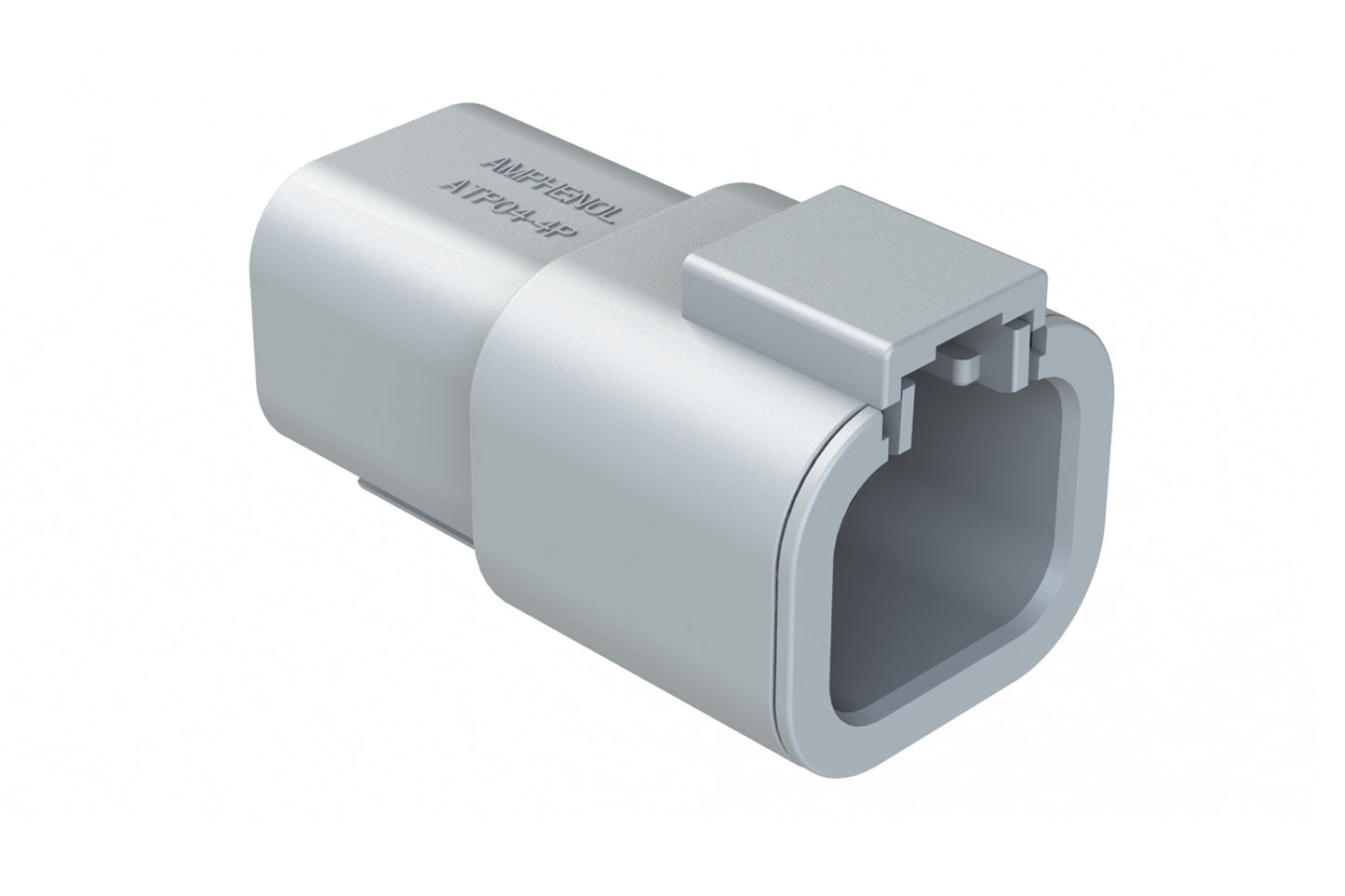 ATP04-4P 4-Way Receptacle, Male Connector. DTP04-4P