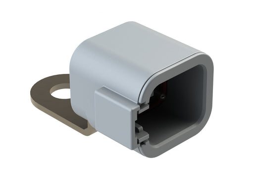 ATP04-6PA-BUS 6 Position Receptacle, Male, Busbar, KEY A