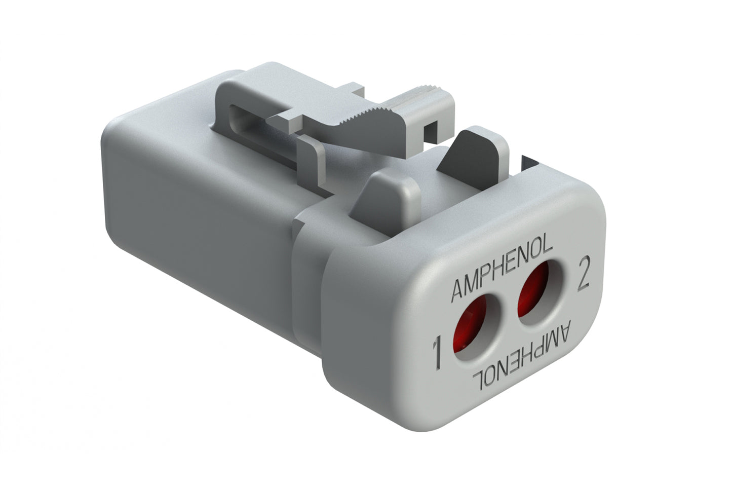 ATP06-2S-EC01 2-Way Plug, Female Connector with End Cap. DTP06-2S-E003