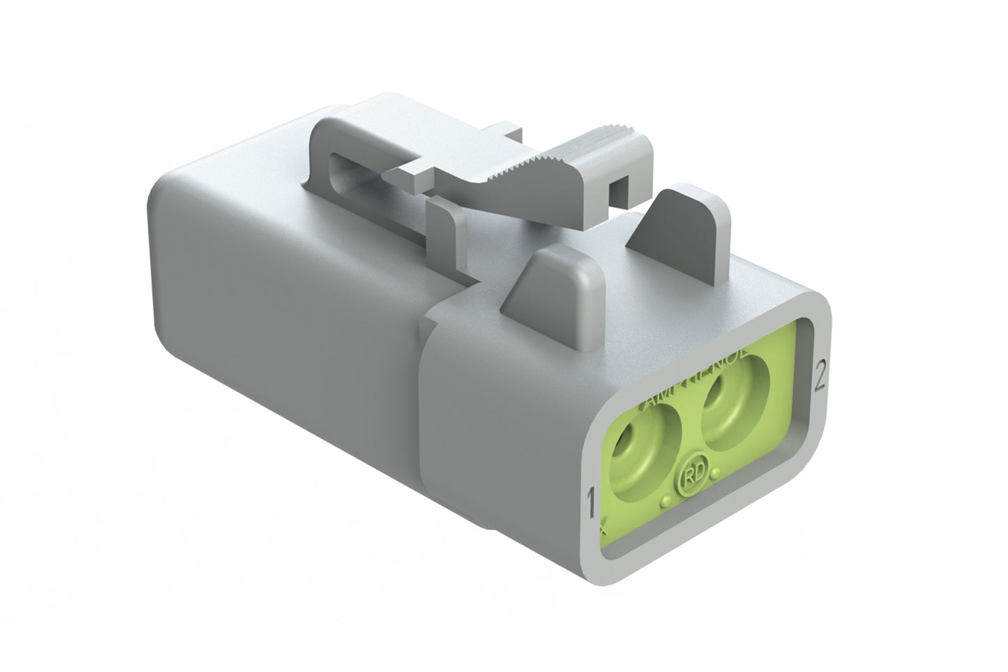 ATP06-2S-RD01 2-Way Plug, Female Connector with Reduced Diameter Seal. DTP06-2S-C015