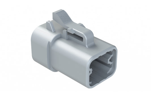 ATP06-4S-RD01 4-Way Plug, Female Connector with Reduced Diameter Seal. DTP06-4S-C015