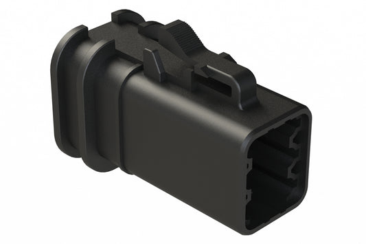 ATP06-6S-OMBLK 6 Position, Plug, Socket, Structure Plus™, Black