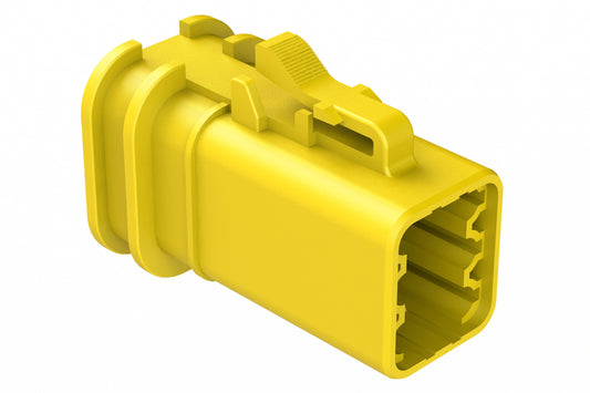 ATP06-6S-OMRDYEL 6 Position, Plug, Socket, Structure Plus™, Reduced Diameter Seal, Yellow