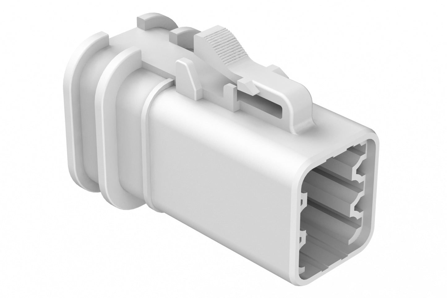 ATP06-6S-OMWHT 6 Position, Plug, Socket, Structure Plus™, White