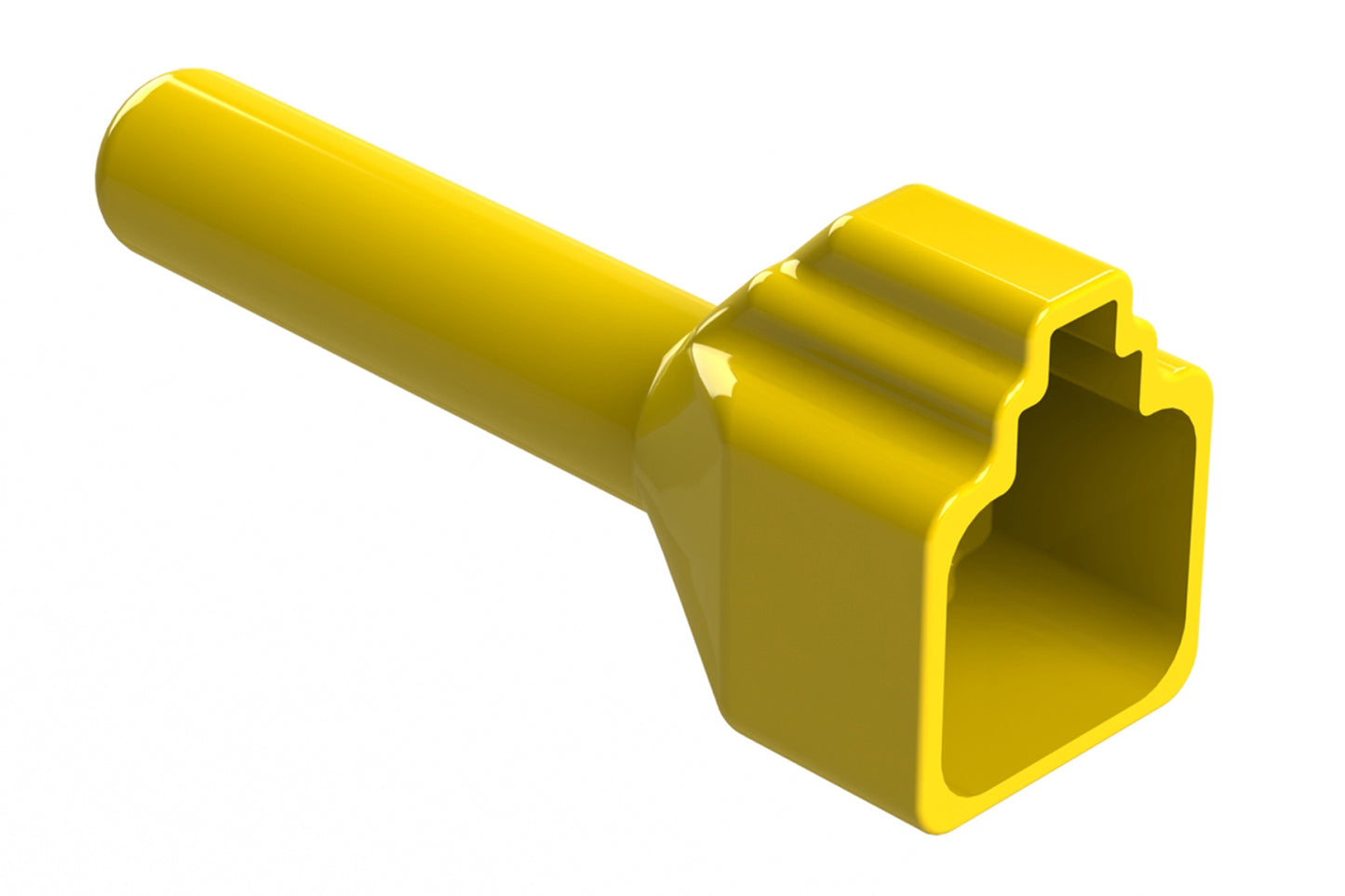 ATP4S-BT-YW Boot for 4 Position Plugs, Yellow. DTP4S-BT-YW
