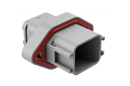 ATV02-18PB 18 position flange mount receptacle, Size 16 contact, key B. DTV02-18PB