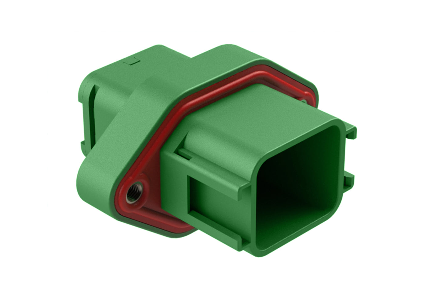 ATV02-18PC 18 position flange mount receptacle, Size 16 contact, key C. DTV02-18PC