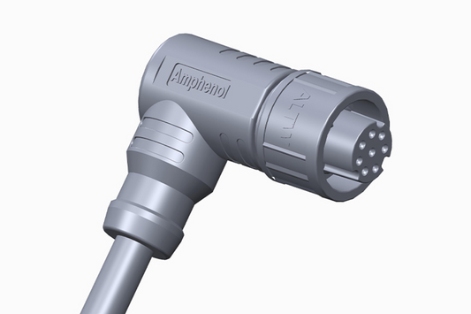 AU-08BFFM-QR8D01 X-Lok Push Lock Connector