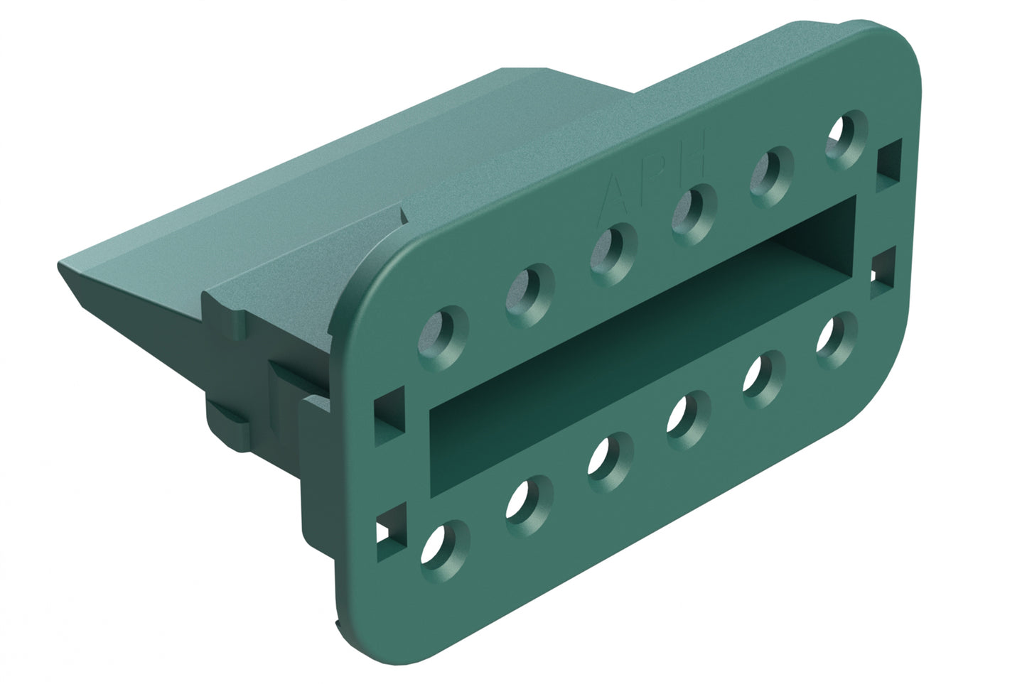 AW12S 12 Position, Plug Wedgelock. W12S, W12S-P012