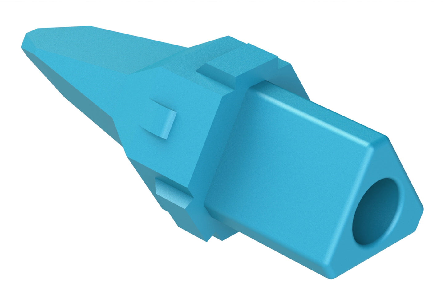 AW3P-1939 J1939 3-Way Wedgelock Receptacle, Blue. W3P-1939