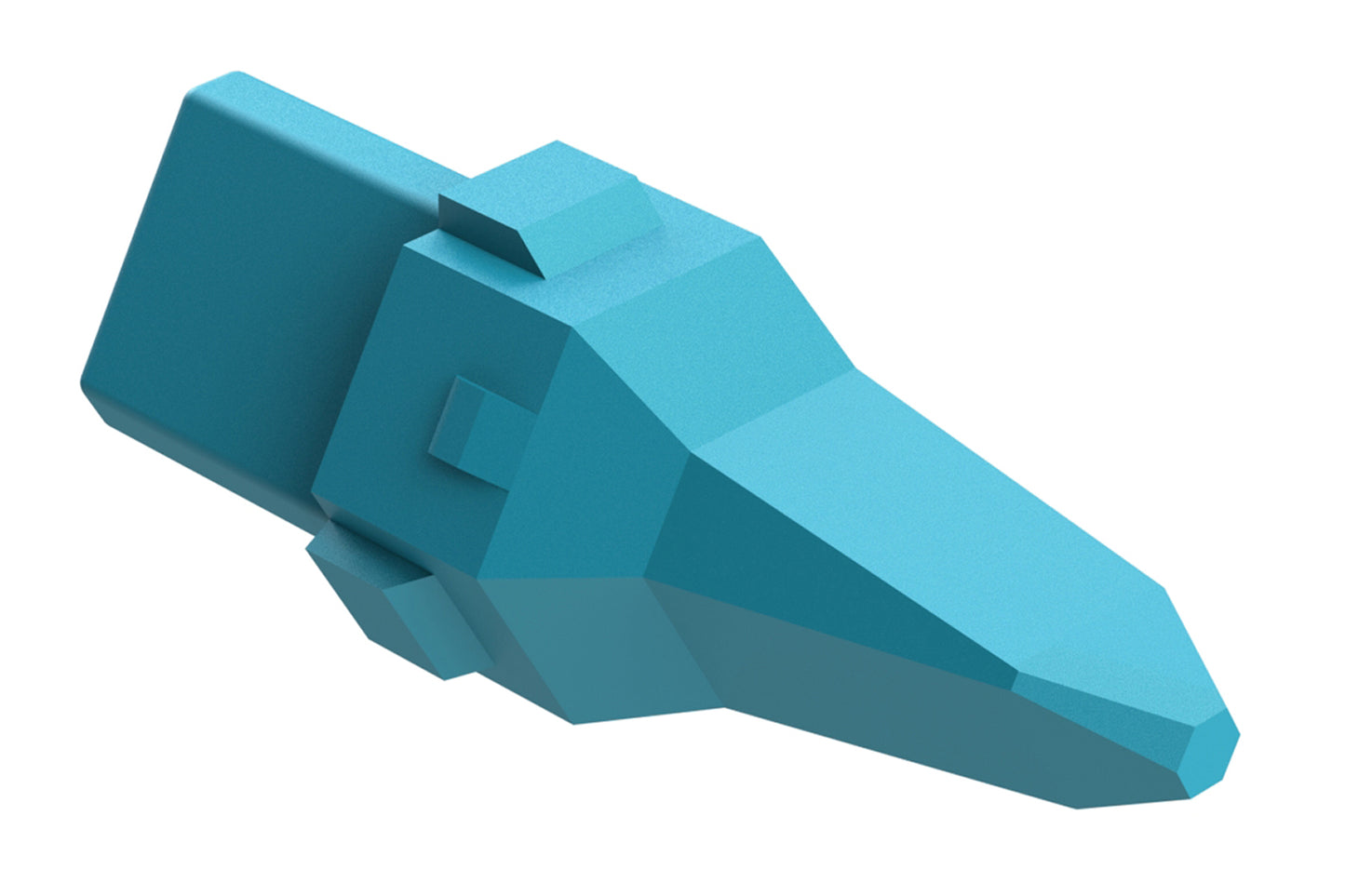 AW3P-1939 J1939 3-Way Wedgelock Receptacle, Blue. W3P-1939