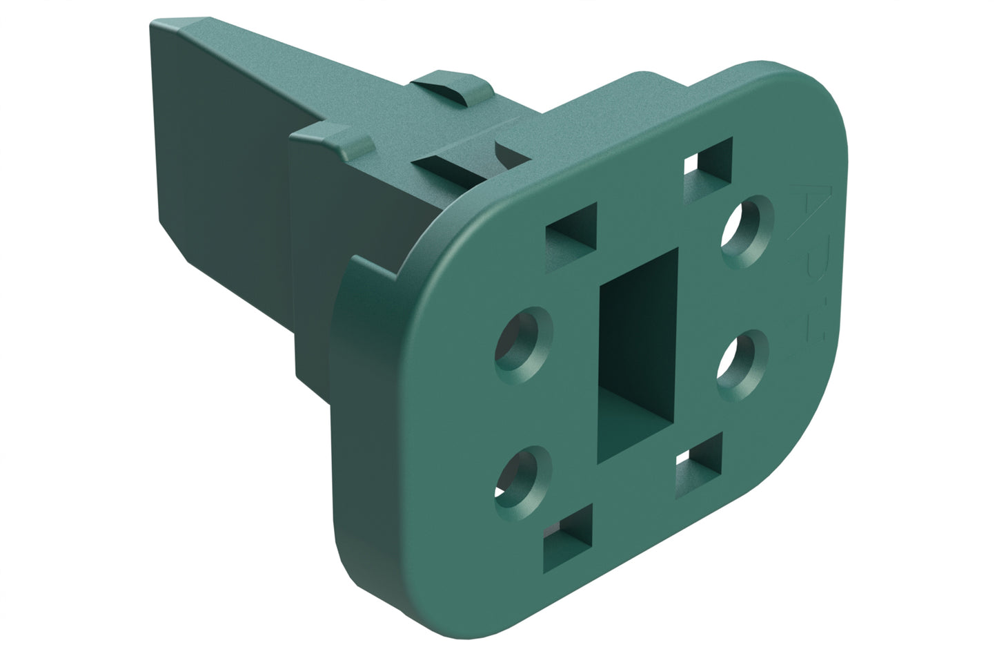AW4S 4 Position, Plug Wedgelock. W4S, W4S-P012