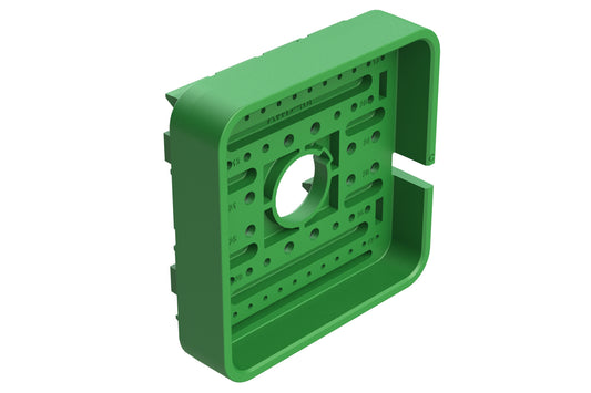 AWB-48PC Wedgelock for 48 Position Receptacle, Keyed C, Green. WB-48PC