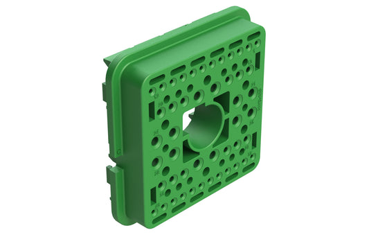 AWB-48SC Wedgelock for 48 Position Plug, Keyed C, Green. WB-48SC