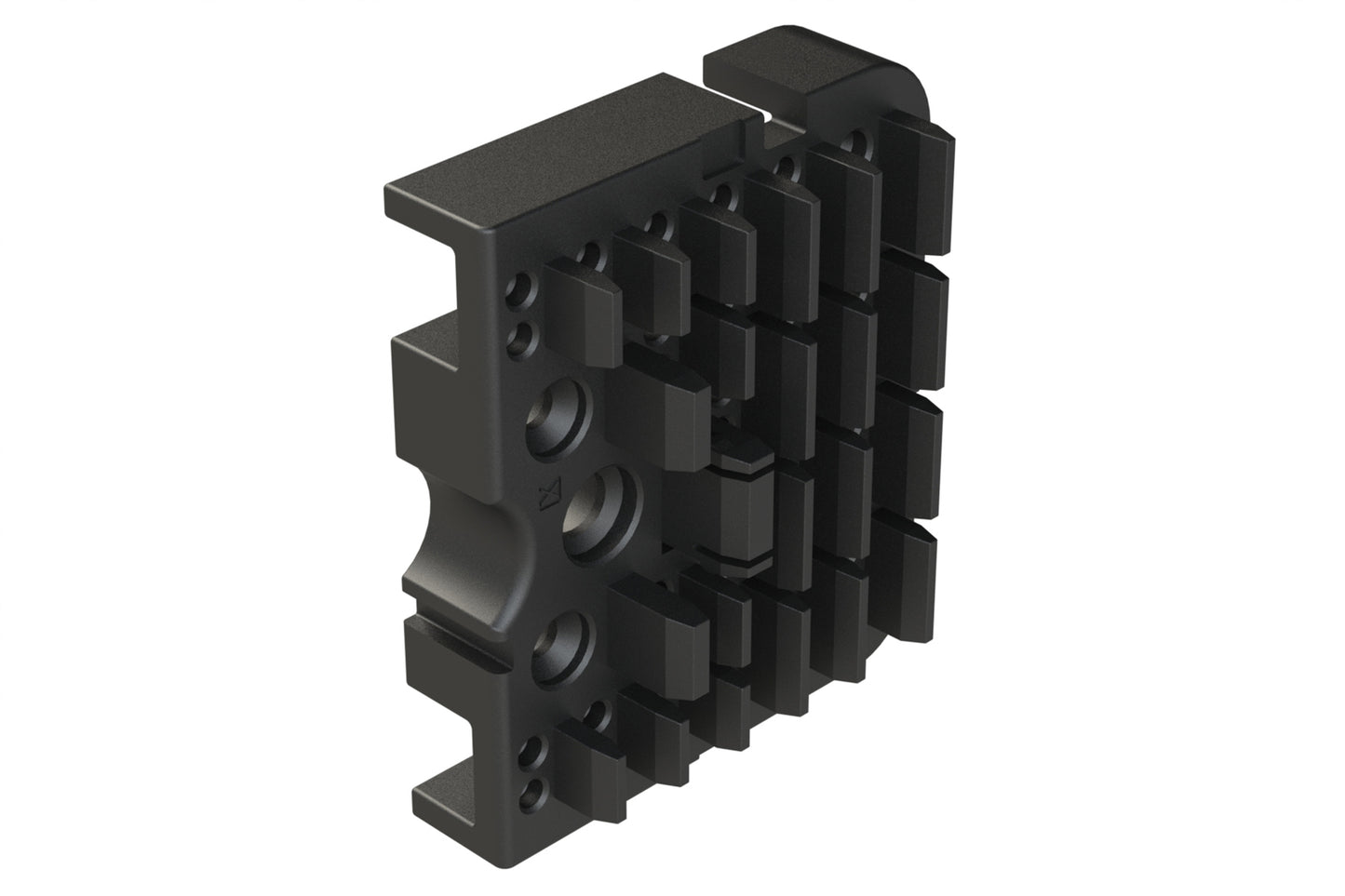 AWB-51PBR Right Wedgelock for 102 Position Receptacle, (51 Positions), Keyed B, Black. WB-51PBR