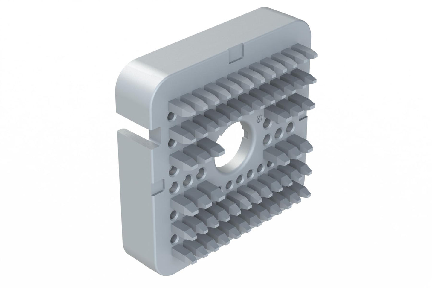 AWB-60PA 60 Position Receptacle Wedgelock, Keyed A, Grey