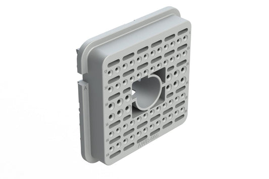 AWB-60SA 60 Position Plug Wedgelock, Keyed A, Grey