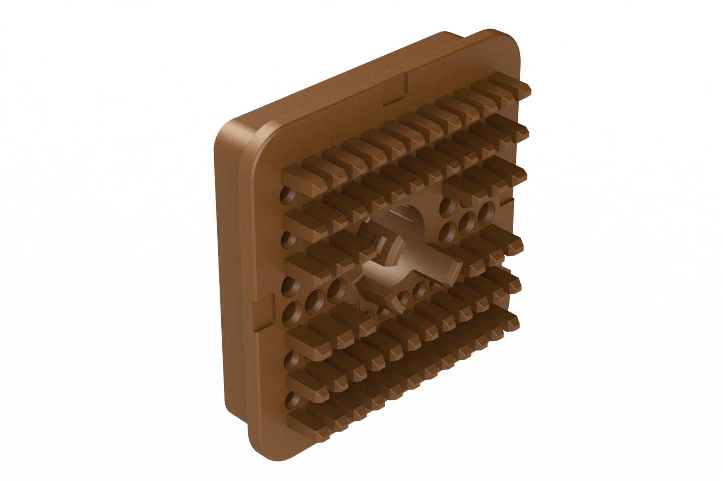 AWB-60SD 60 Position Plug Wedgelock, Keyed D, Brown