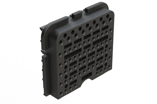 AWB-64SB 64 Position Plug Wedgelock for 128 Position Connector, Keyed B, Black