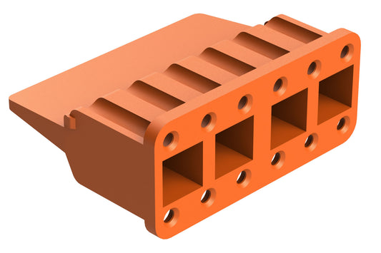 AWM-12S 12-Way Wedgelock Plug, Female. WM-12S