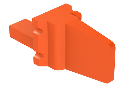 AWM-4P 4-Way Wedgelock Receptacle, Male. WM-4P