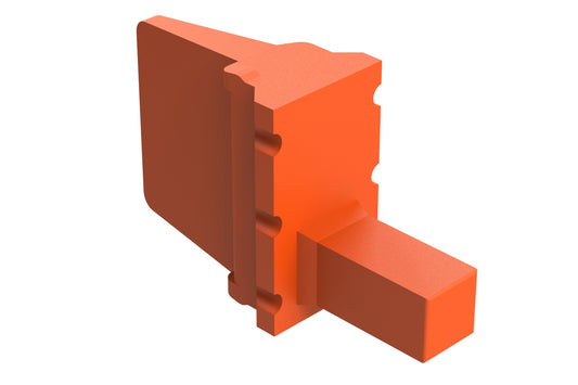 AWM-6P 6-Way Wedgelock Receptacle, Male. WM-6P