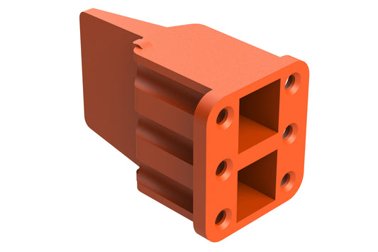 AWM-6S 6-way Wedgelock Plug, Female. WM-6S