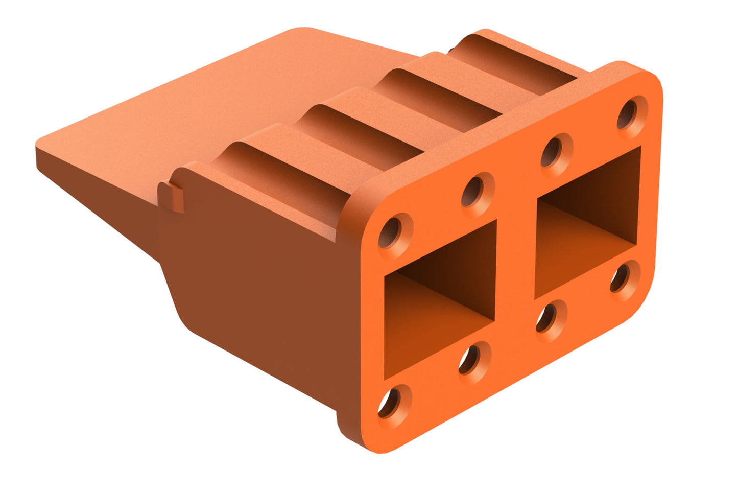 AWM-8S 8-Way Wedgelock Plug, Female. WM-8S