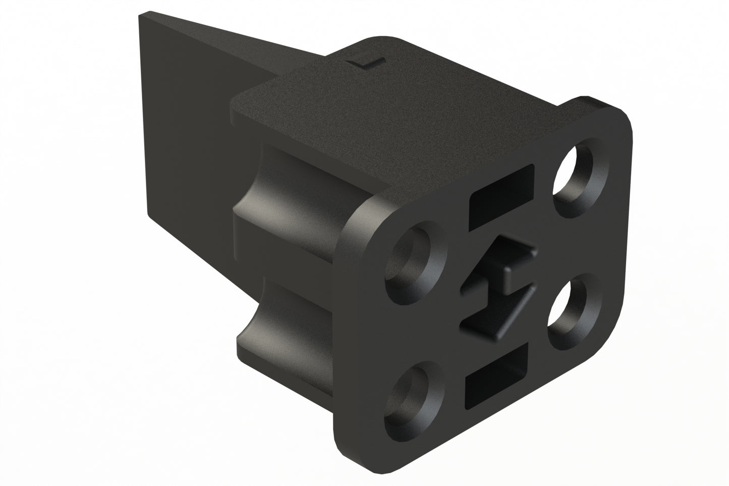 AWP-4SB 4 position Socket Wedgelock, Keyed B