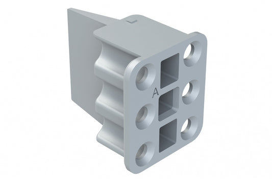 AWP-6SA 6 Position Female Wedgelock, KEY A