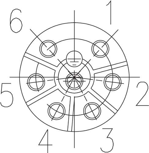 C016 10D006 010 12 6+PE Female straight cable connector with internal cable clamping and clamping ring. Crimp contacts sold separately. Available in gold or silver plating.. Comparable part no: 99-4202-14-07