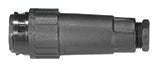 C016 10I008 003 1 8+PE Male cable connector with strain relief and cable retention. For use with crimp contacts (sold separately).