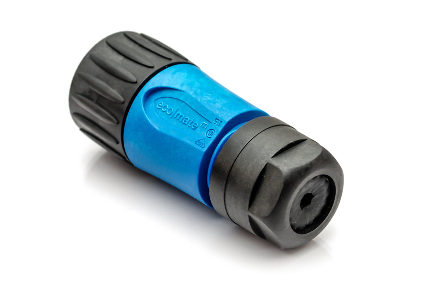 C016 20D003 210 10 3+PE Female straight cable connector with internal cable clamping and clamping ring. Field installable screw termination.