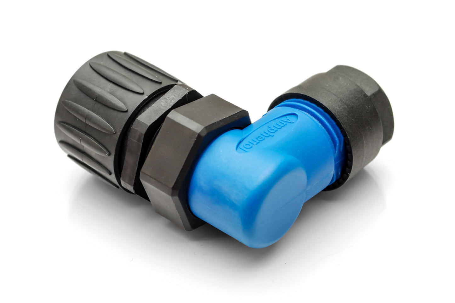 C016 20F003 100 10 3+PE Female, right angled cable connector with strain relief and clamping ring. Field installable screw termination.. Comparable part no: 99-4222-70-04, CA3WLD