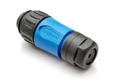 C016 30H006 200 10 6+PE Male, straight cable connector with strain relief and clamping ring
