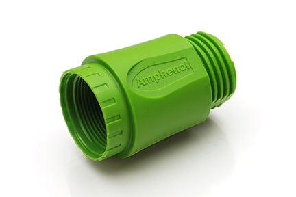 C016 G11 045 E10 V Green Backshell, straight, package of 5