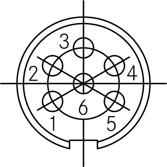 C091 11T006 000 2 Flange mount female metal Connectors with O-ring seal and ring nut (hex nut available upon request). Complete EMI shielding in the fully mated and locked position (EMI security)