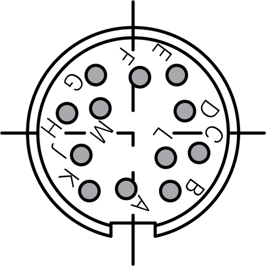 C091 31F012 101 2 Female Connectors with internal strain relief and metal locking ring. Complete EMI shielding in the fully mated and locked position (EMI security). Screw locking according to IEC 61076-2-106. Contacts included.