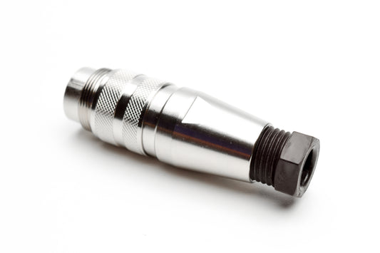 C091 31H007 100 2 Male Connectors with internal strain relief and metal locking ring. Complete EMI shielding in the fully mated and locked position (EMI security). Screw locking according to IEC 61076-2-106. Contacts included.